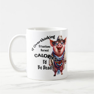 Überdenken der Schweinezucht Kaffeetasse