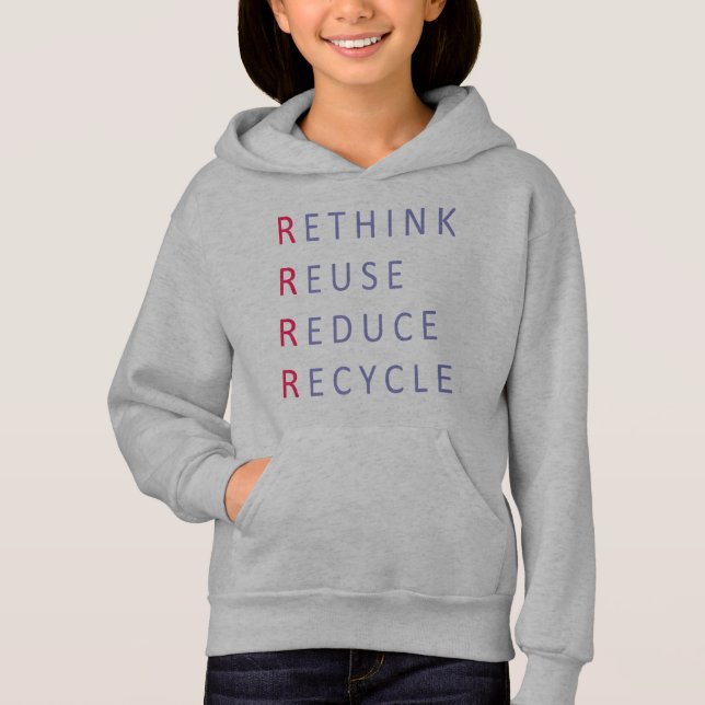 überdenken hoodie (Vorderseite)