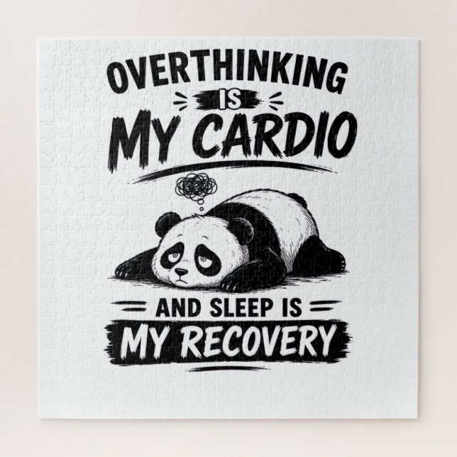 Überdenken Ist Mein Cardio Puzzle (Vertikal)