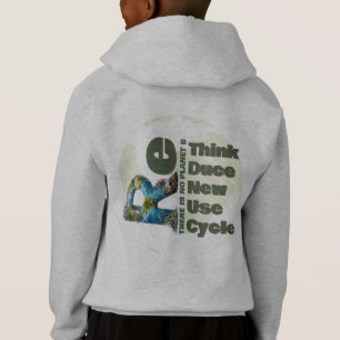 Überdenken Reduzieren Erneuern Wiederverwenden Rec Hoodie