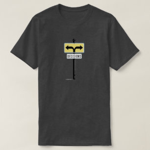 Überdenken von T - Shirt Unentschlossene Entsche
