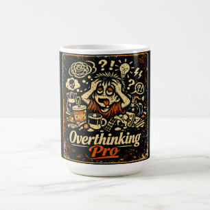 Überdenker Pro – Humor für Angst Zustände Nachvoll Kaffeetasse
