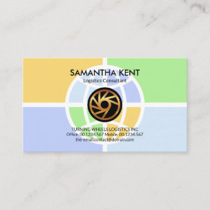 Überdimensionierte globale Logistikmodi-Transportd Visitenkarte