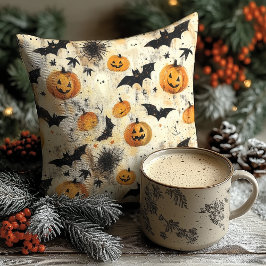 Überdimensioniertes Halloween-Baby-Kissen mit Name Kissen