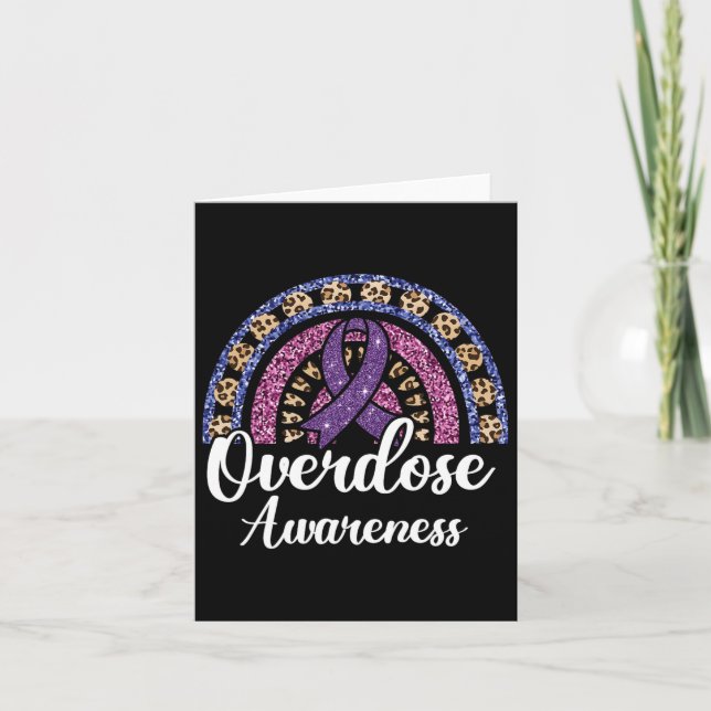 Überdosierung Bewusstsein für Lila Multipler Skler Karte (Vorderseite)