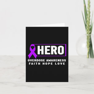 Überdosierung Bewusstsein Hero Faith Hope Liebe Karte