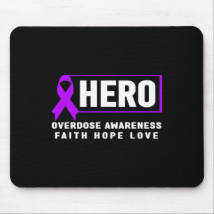 Überdosierung Bewusstsein Hero Faith Hope Liebe Mousepad