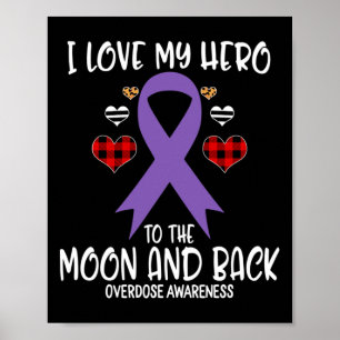 Überdosierung Bewusstsein I Liebe Held zum Mond un Poster
