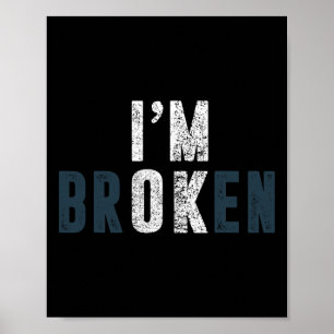 Überdosierung Bewusstsein, ich bin Ok Broken Kumme Poster