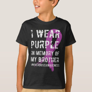 Überdosierung Bewusstsein Lila Erinnerung an meine T-Shirt