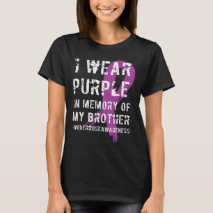 Überdosierung Bewusstsein Lila Erinnerung an meine T-Shirt