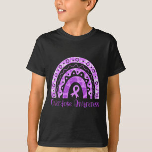 Überdosierung Bewusstsein Regenbogen Lila Schleimh T-Shirt