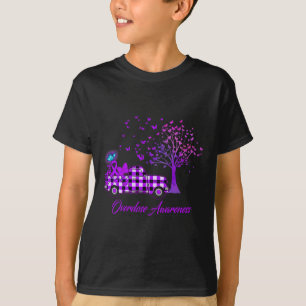 Überdosierung Butterfly Lila T-Shirt