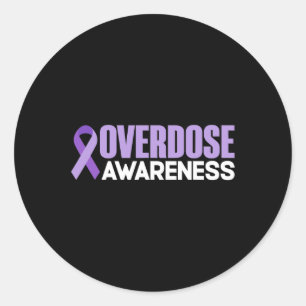 Überdosierung Monat 2022 Überdosierung Runder Aufkleber