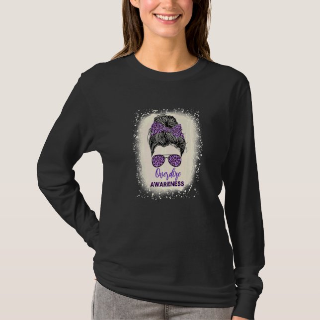 Überdosierungsbewusstsein Warrior chaotischer Haar T-Shirt (Vorderseite)