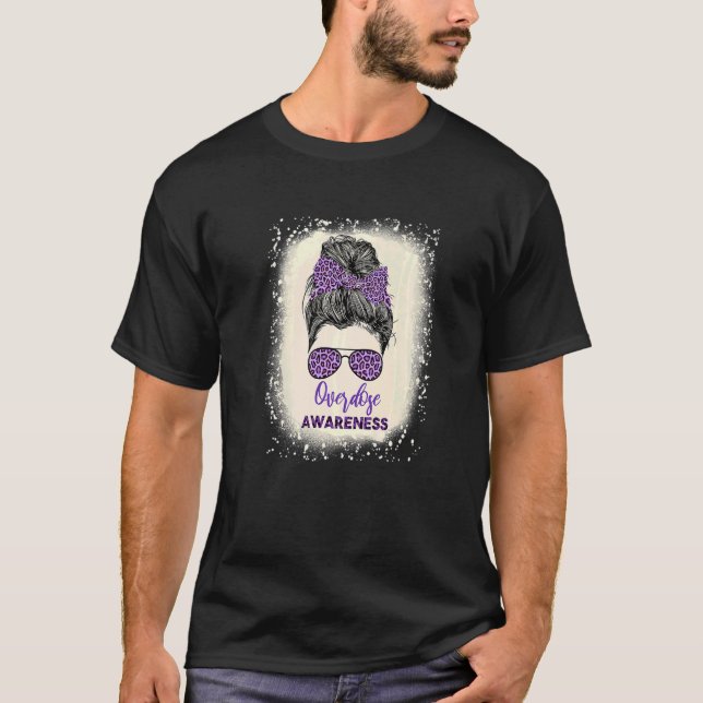 Überdosierungsbewusstsein Warrior chaotischer Haar T-Shirt (Vorderseite)