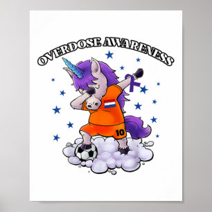 Überdosis-Bewusstsein-Dublierungs-Einhorn-Lila-Ban Poster