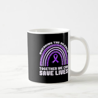 Überdosis-Bewusstsein Lila Band Drogenabhängigkeit Kaffeetasse