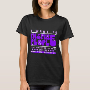 Überdosis-Bewusstsein Lila Band Drogenabhängigkeit T-Shirt