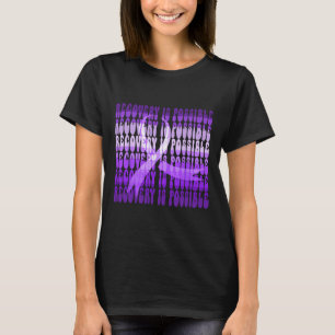 Überdosis-Bewusstsein Lila Band Drogenabhängigkeit T-Shirt