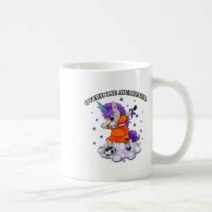 Überdosis-Bewusstseins-Dubbing-Einhorn-Lila-Band Kaffeetasse