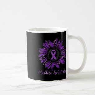 Überdosis-Bewusstseins-Schleife Leopard Sonnenblum Kaffeetasse