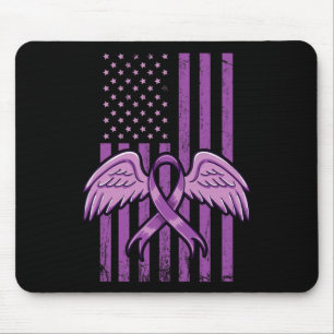 Überdosis-Bewusstseins-Schleifen-Flagge Mousepad