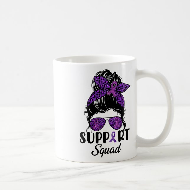 Überdosis-Bewusstseins-Support-Squad Unordentliche Kaffeetasse (Rechts)