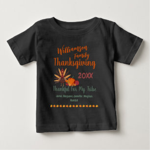 Übereinstimmen der Erntedank-Outfits für das Jahr Baby T-shirt