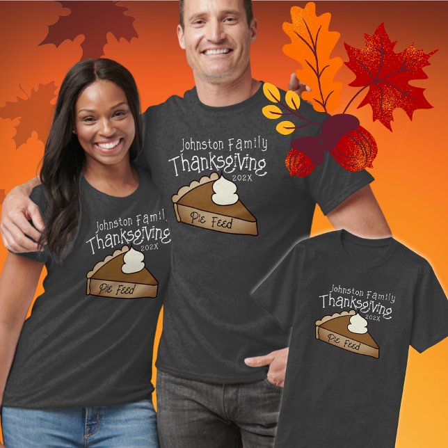 Übereinstimmender Family-Erntedank T-Shirt (Matching family Thanksgiving shirts are perfect reunion souven)