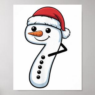 Übereinstimmendes 67 Schneemann-Paar-Weihnachts-Me Poster