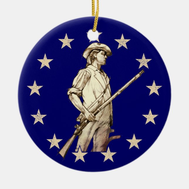 ÜbereinstimmungMinuteman Keramikornament (Vorne)