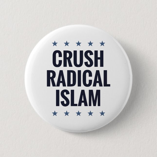 Überfall des radikalen Islam Button (Vorderseite)