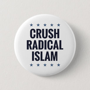 Überfall des radikalen Islam Button