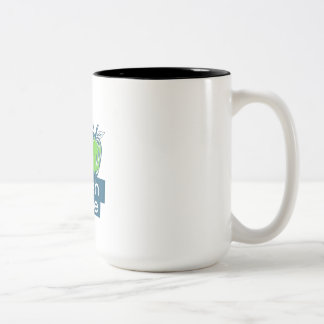 Überfall zweifarbige tasse