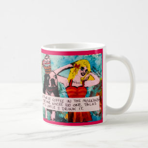 Überfallen Sie meinen Lieblingskaffee morgens Kaffeetasse