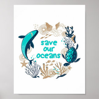 Überfischung lustiges Poster