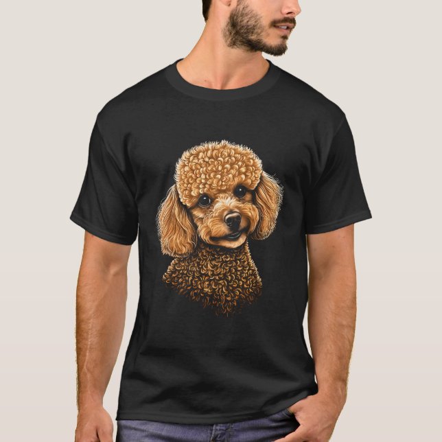 Überfließende, unwiderstehliche Spielzeug-Poodle-A T-Shirt (Vorderseite)