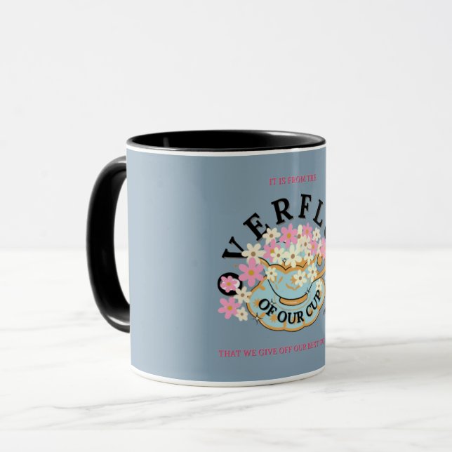 ÜBERFLOW-Tasse von Adiela Akoo Tasse (Vorderseite Links)