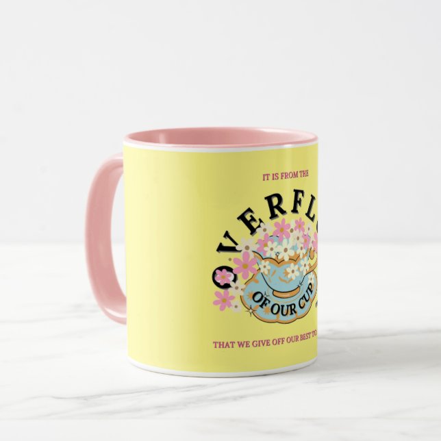 ÜBERFLOW-Tasse von Adiela Akoo Tasse (Vorderseite Links)