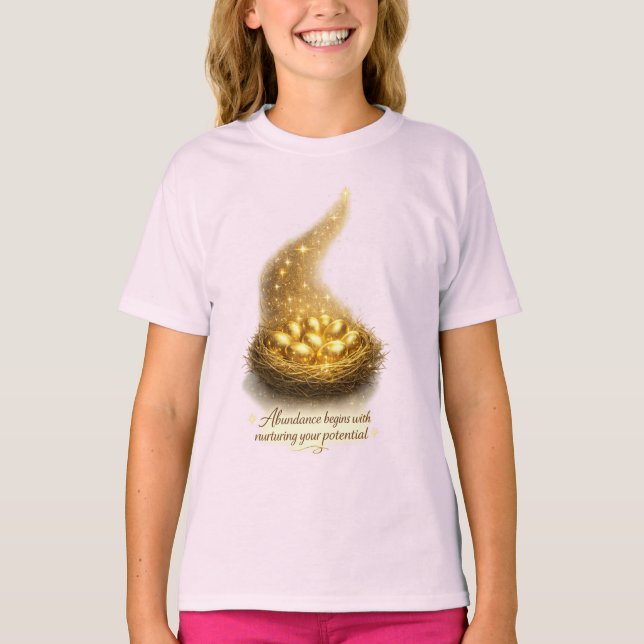 Überfluss beginnt Frauen T-Shirt (Vorderseite)