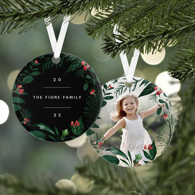 Überfluss botanisch | PERSONALISIERTES FOTO Ornament (Von Creator hochgeladen)