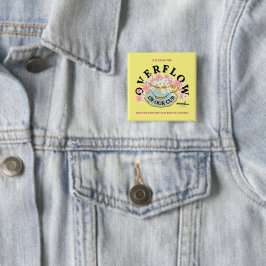 ÜBERFLUSS Button von Adiela Akoo