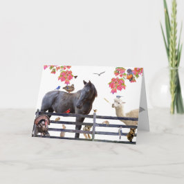 Überfluss der Erde:HappyThanksgiving-Weihnachtskar Feiertagskarte