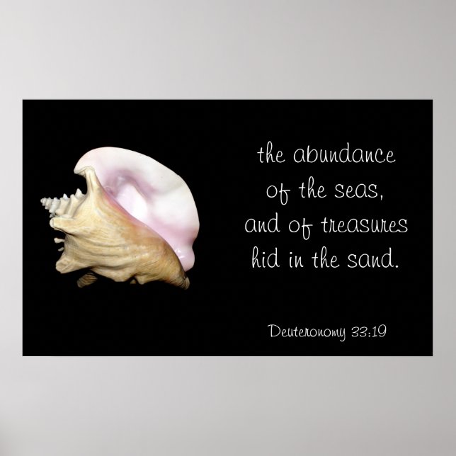 Überfluss des Meeresplakats Poster (Vorne)