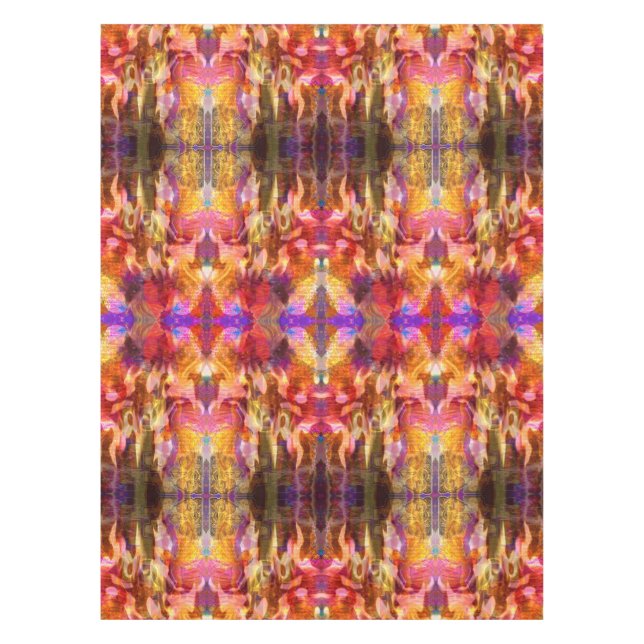 Überfluss-Feuer-PferdFeng Shui Tischdecke Deprise (Vorderseite)