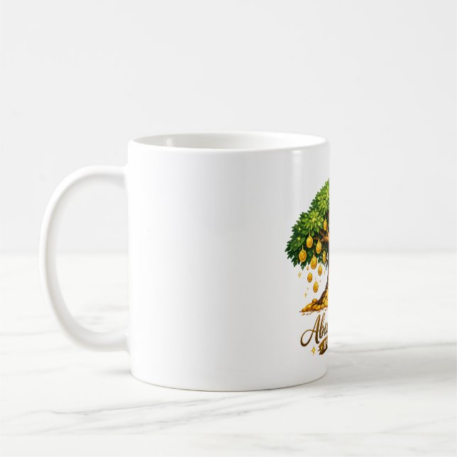 Überfluss-Geldbaum-Kaffeetasse Kaffeetasse (Links)
