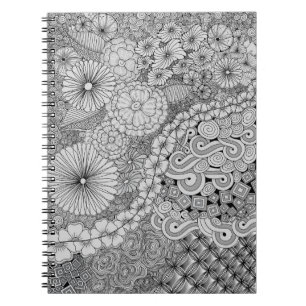 Überfluss in Bloom Notebook Notizblock