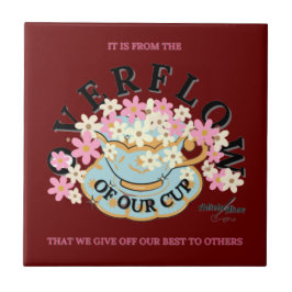 ÜBERFLUSS Keramik Decorative Tile von Adiela Akoo Fliese