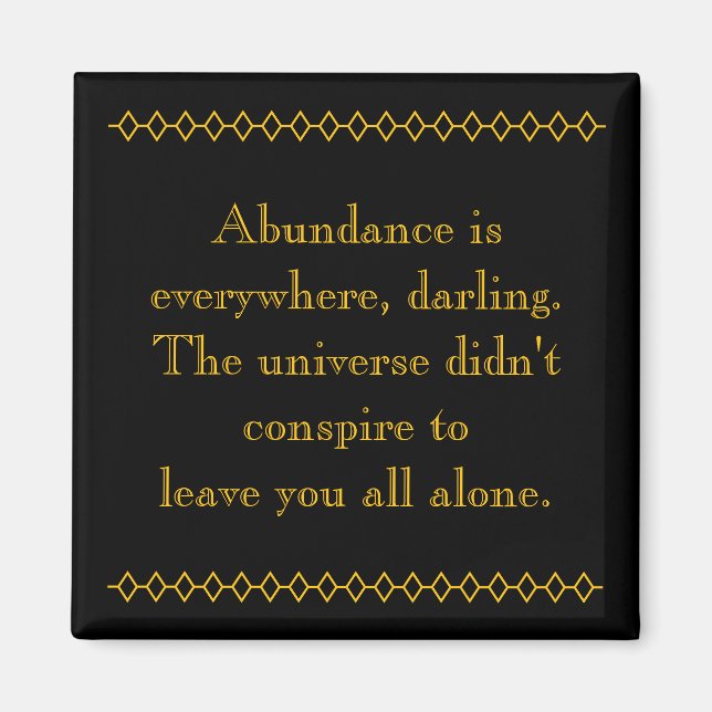 Überfluss Magnet (Vorne)